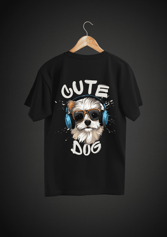 AS ABSTRACT DOG FACE TEE